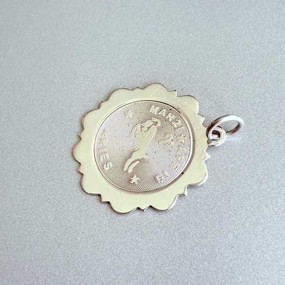 Sterling Silver 925 Aries Ram Zodiac Horoscope Charm Pendant - Picture 3 of 5
